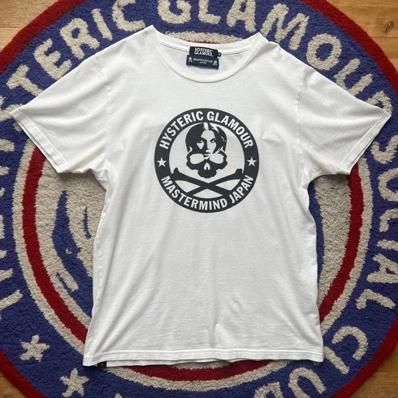 HYSTERIC GLAMOUR mastermind ヒステリックグラマー マスターマインド ガール スカル Tシャツ M 美品 ①